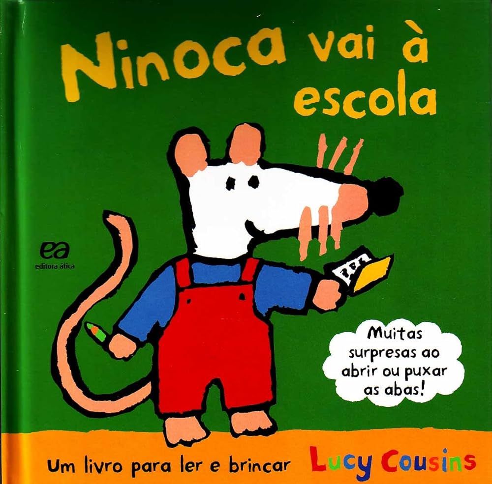 Livro sobre Ninoca vaí a Escola
